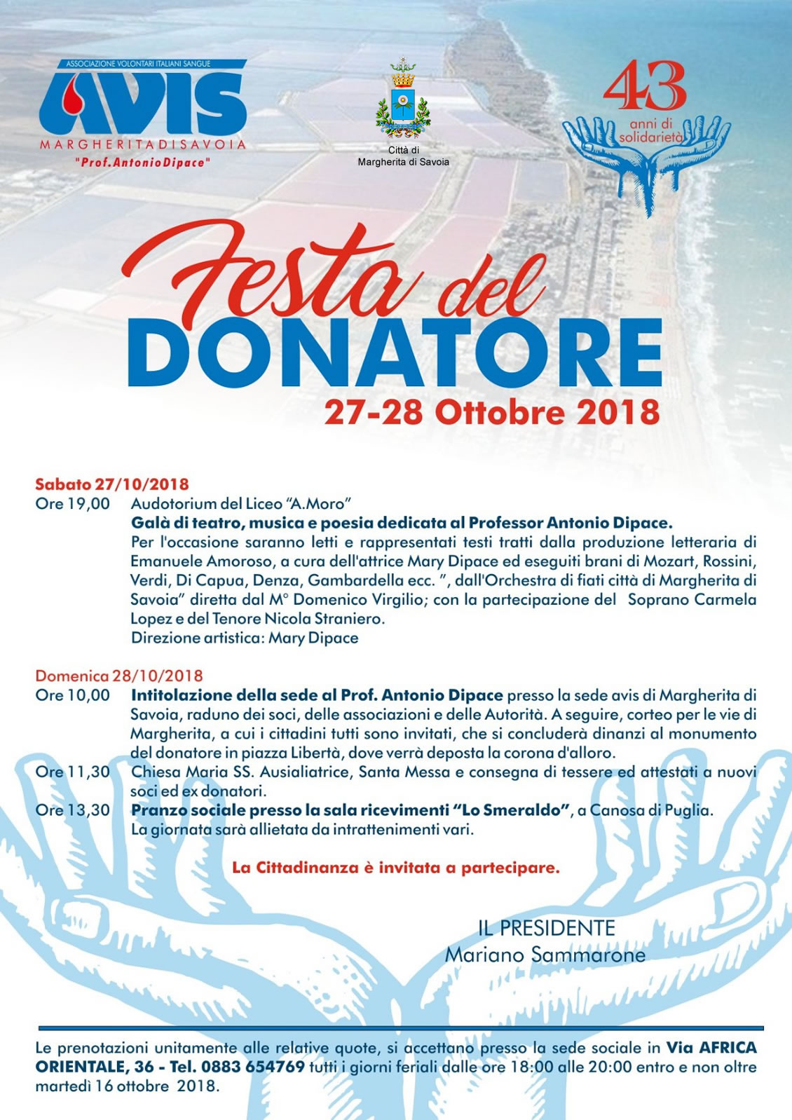 Festa del donatore 2018