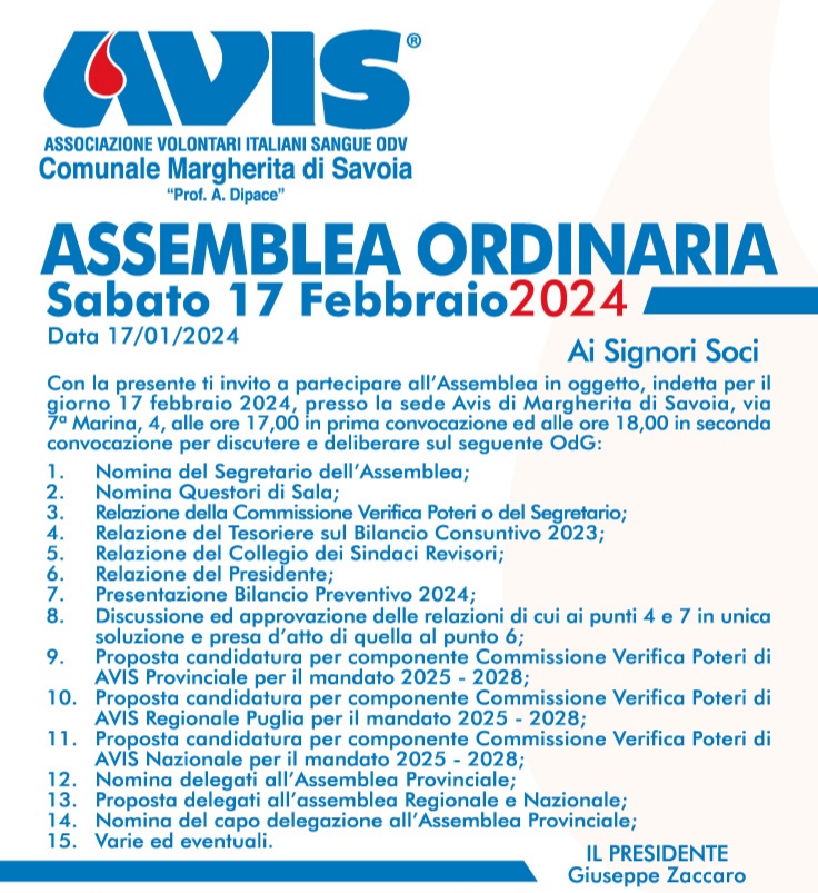 Assemblea Ordinaria 2024